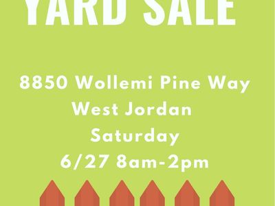 Community yard sale