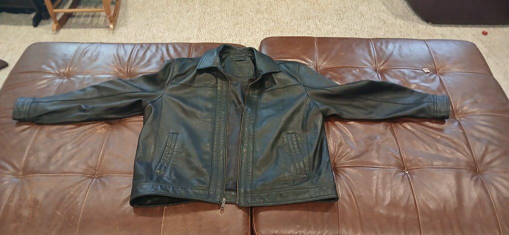 Roundtree & Yorke premium leather jacket