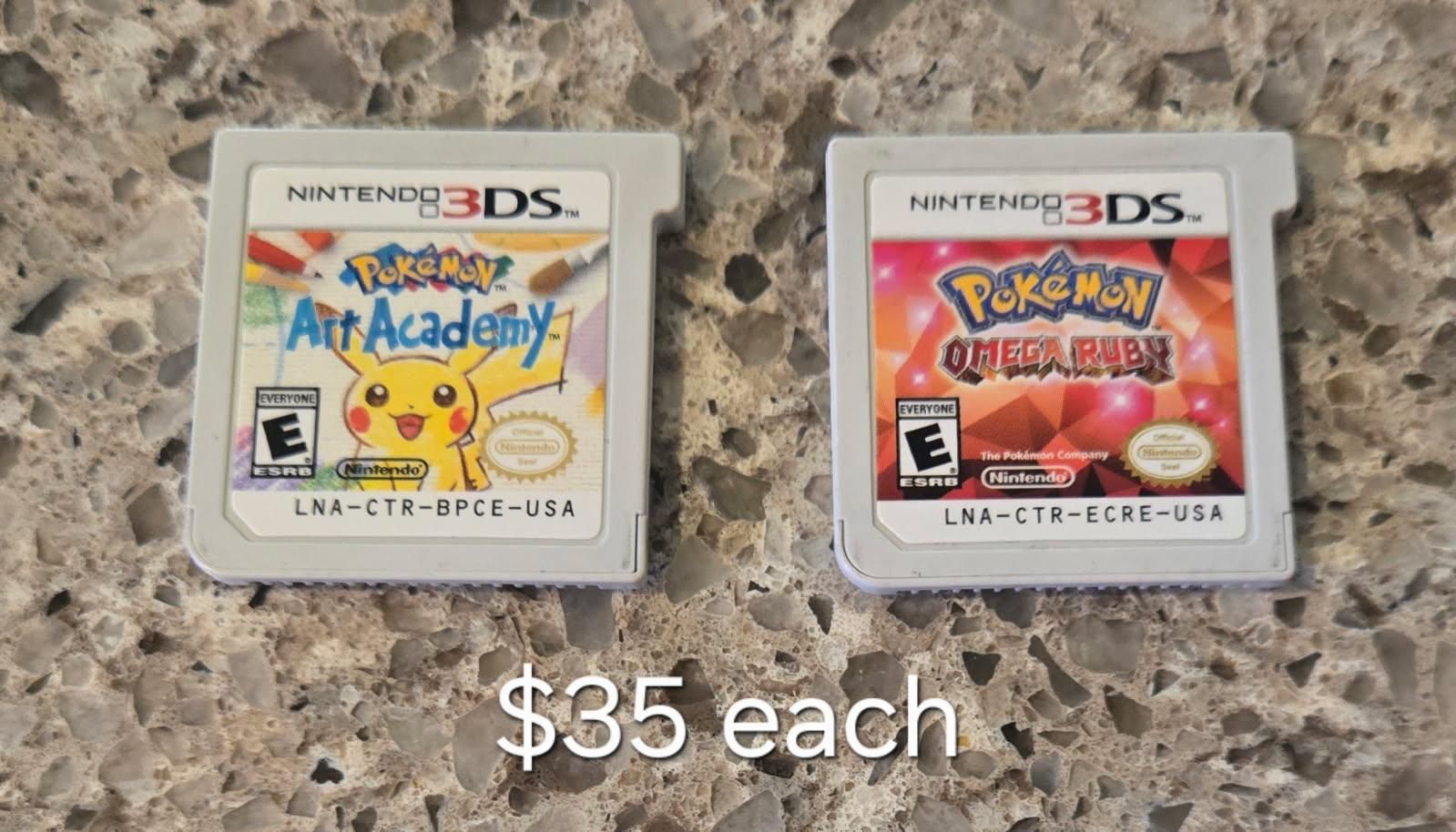 Nintendo 3ds games $35 each including PokeMon Omega Ruby! trades considered!