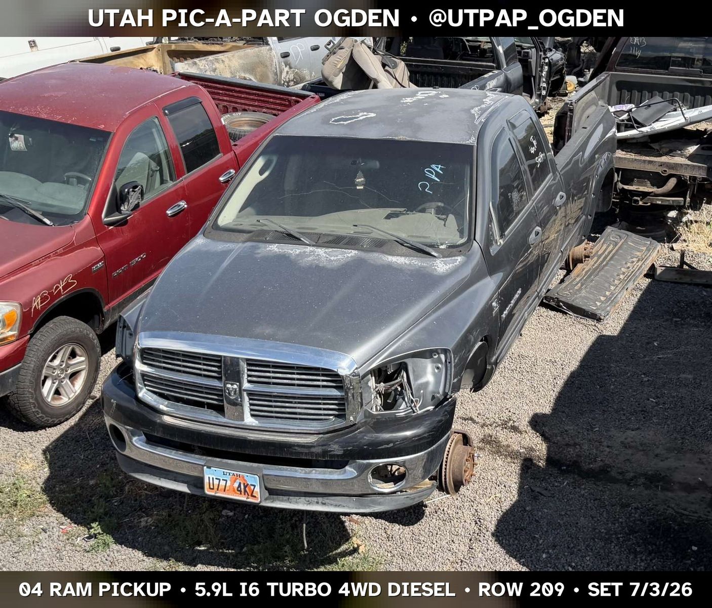 2004 Dodge Ram Pickup Parts - UTPAP Ogden