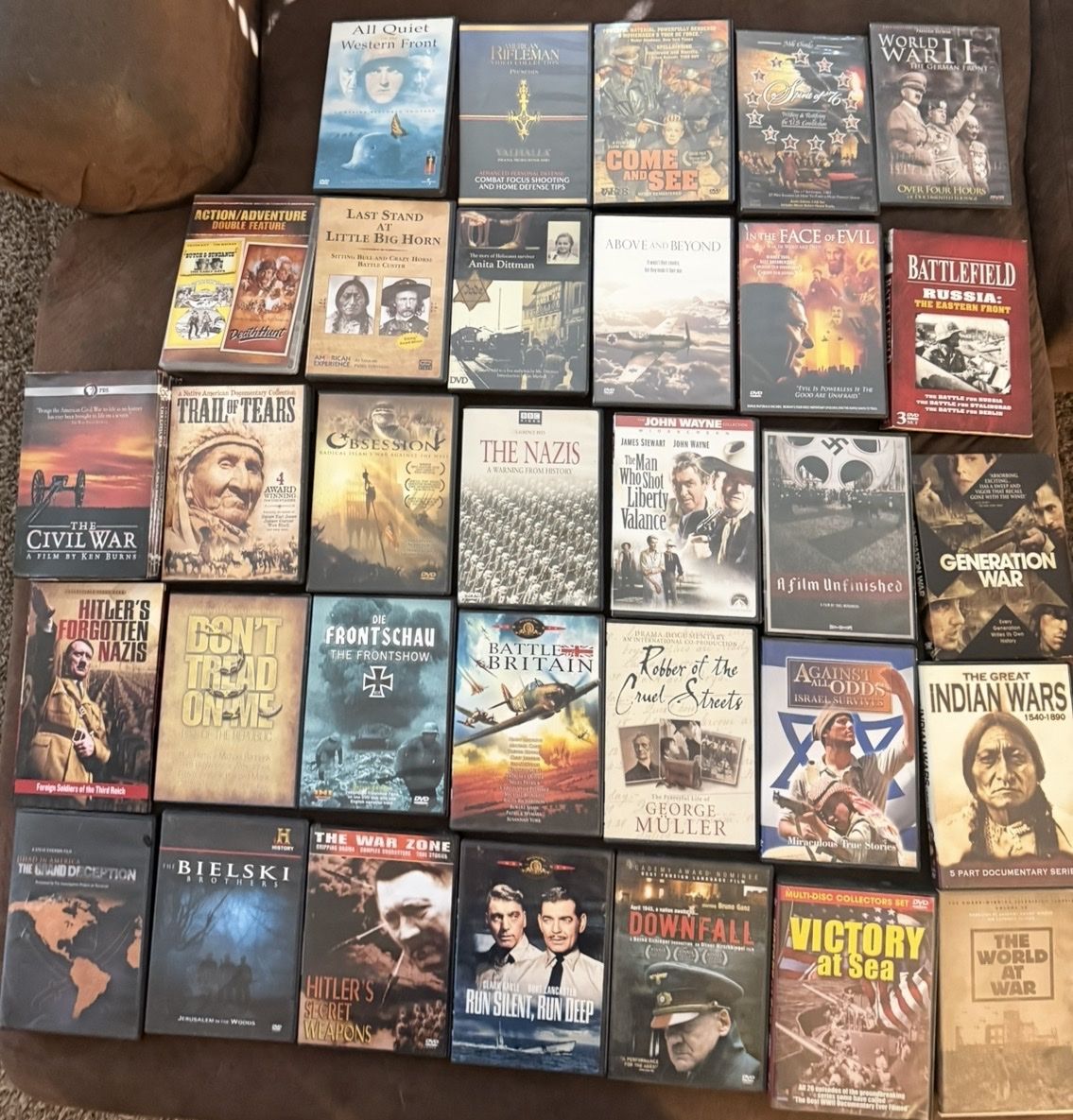 32 war History Documentary DVDs