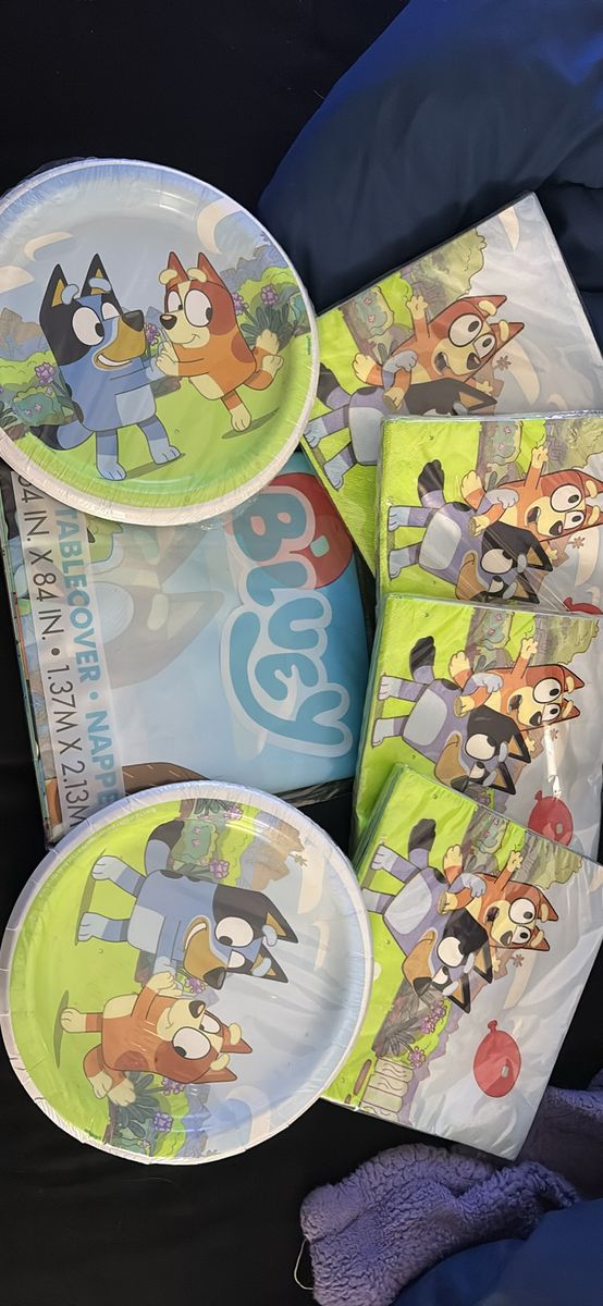 Bluey birthday items