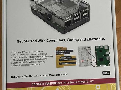 CanaKit Raspberry Pi 3 B+ Ultimate Starter Kit. Factory sealed — tamper-evident seal is fully intact (see photo).