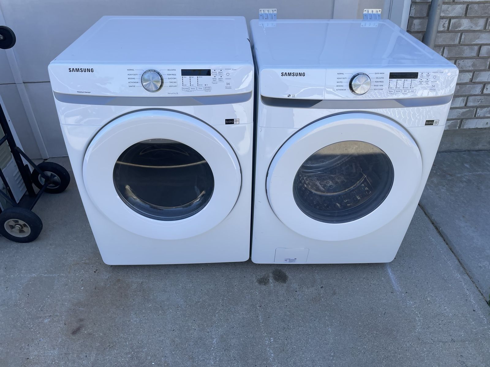 Samsung Washer And Electric Dryer Pair