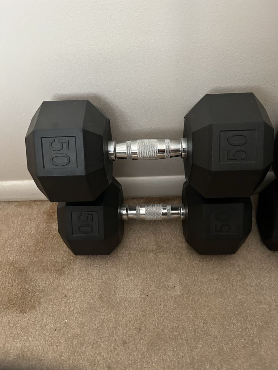 50lbs dumbbells