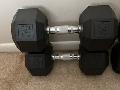 50lbs dumbbells