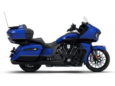 2026 Indian Motorcycle® Pursuit® Dark Horse® 112 w/ PowerBand Audio Deep Blue Metallic with Black M
