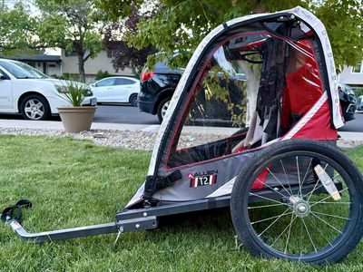 Allen Bike Trailer Holds 2 kids convertible stroller