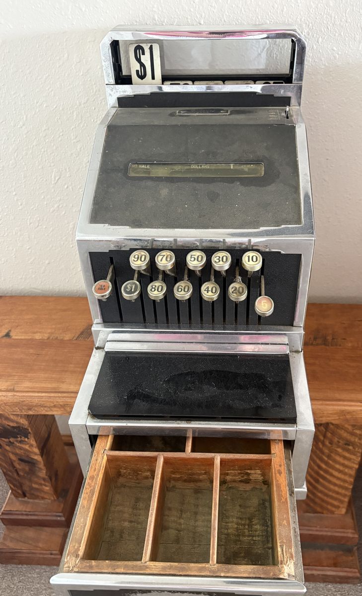 Antique Original National Cash Register Co. (NCR) Dayton Ohio Model 4121