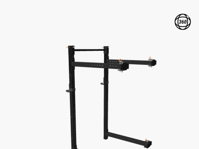 Rogue foldable squat rack and weights