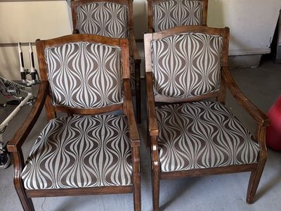 Solid Wood Large Office Chairs Formal Chairs