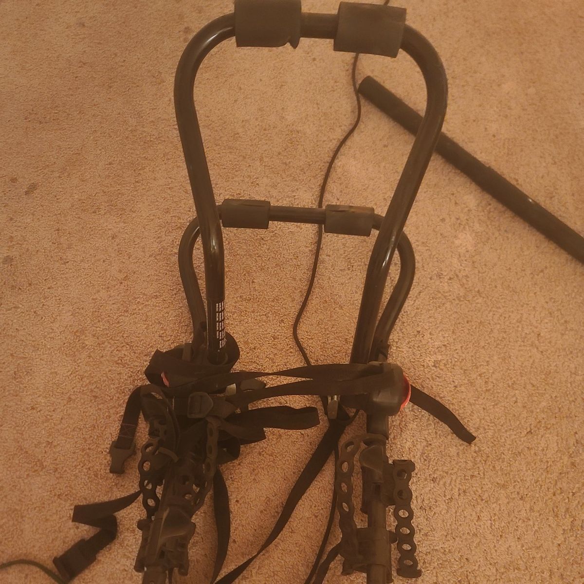 trunk-mounted car bike rack