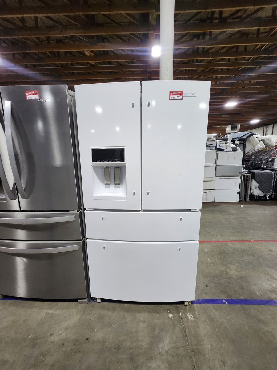 Great KitchenAid White Frenchdoor Fridge! W-Warranty