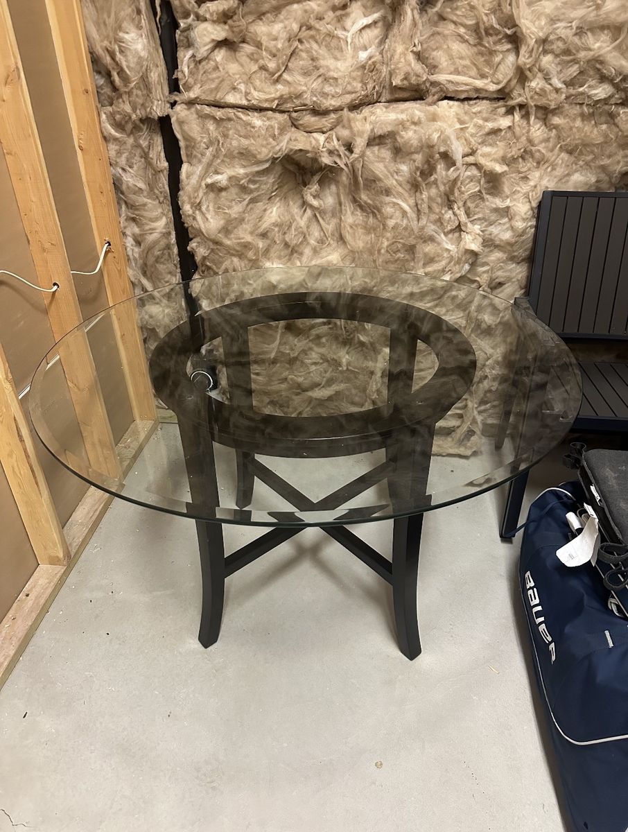 Crate and Barrel dining table