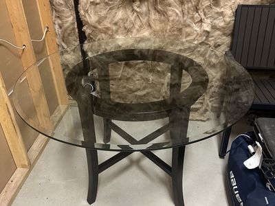 Crate and Barrel dining table