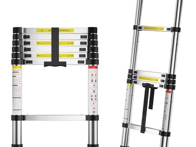 Collapsible Ladder 6.6 FT Extension Ladder