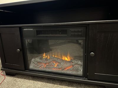 Fire place entertainment center