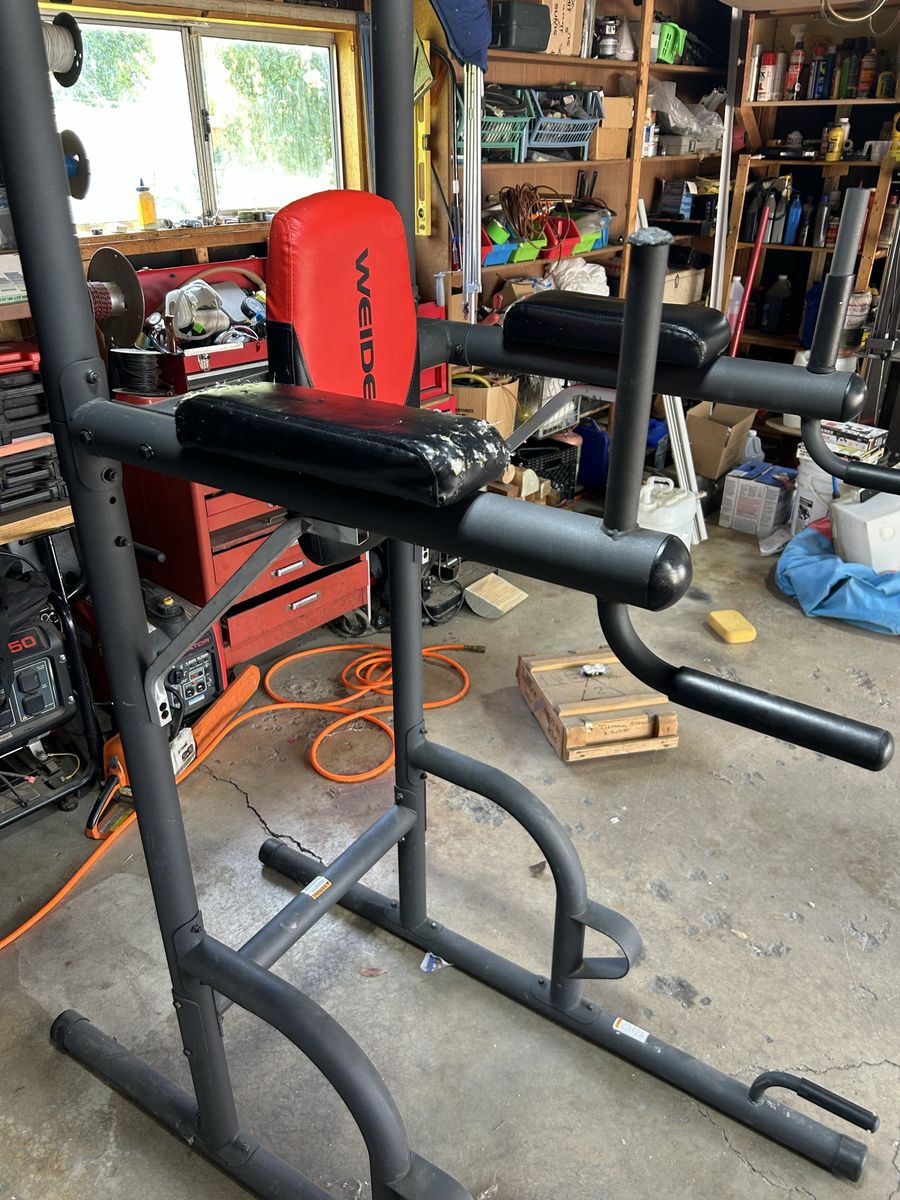 Weider Power Tower with Dip Station & Pull-Up Bar