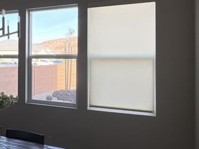 7 New Cordless Roller Shade - White, Light Filtering, Window Blind 34.5" W x 60" L