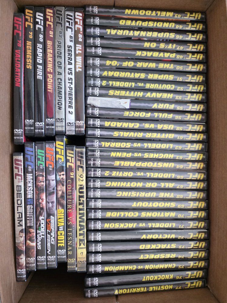 UFC DVD Lot - Ultimate Fighting Championship Event Videos & Ultimate Knockouts Collection