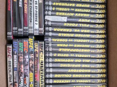UFC DVD Lot - Ultimate Fighting Championship Event Videos & Ultimate Knockouts Collection
