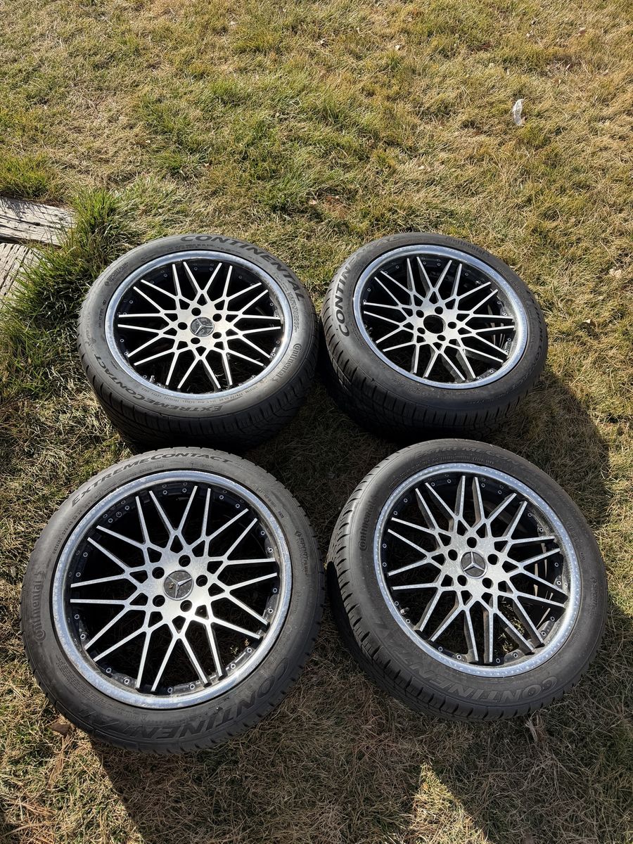 Continental ExtremeContact 275/40ZR20 Tires + Rims