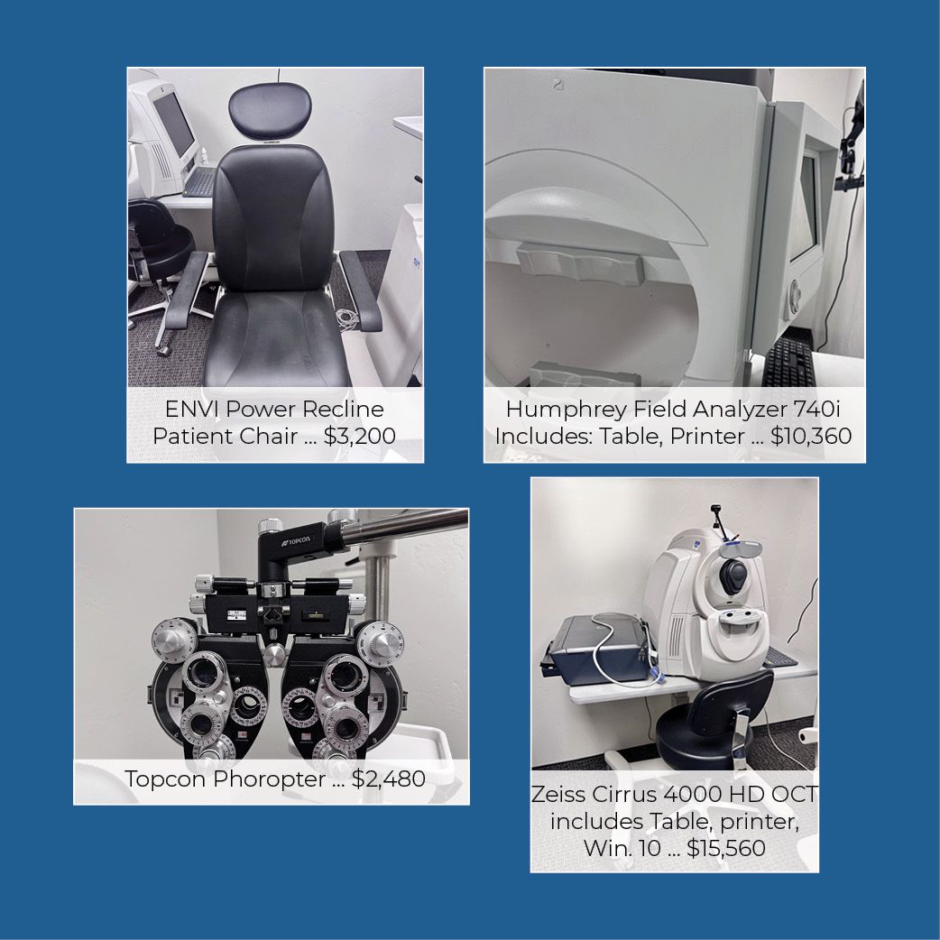 Optometry Equipment Looking for a New Home