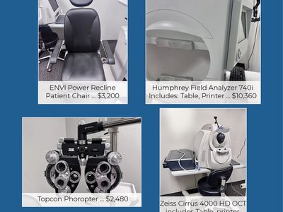 Optometry Equipment Looking for a New Home
