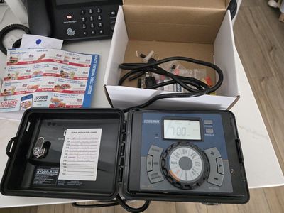 Hydro-Rain HRC 100 8-Zone Indoor/Outdoor Irrigation Controller System - Used