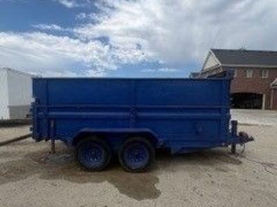 7'x14'x48" high sides Bumper Pull Dump Trailer