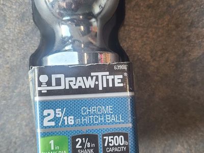 Chrome ball hitch 2. 5|16 in