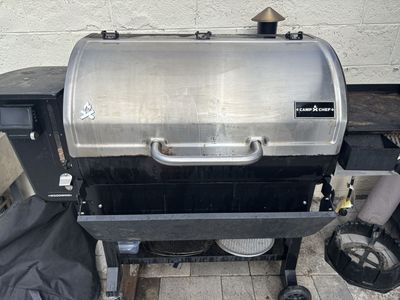 Camp Chef Woodwind 36 pellet smoker.