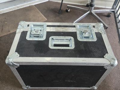 Penn Elcom Black & Silver Road Case - Microphone Foam Insert - Heavy Duty Protection