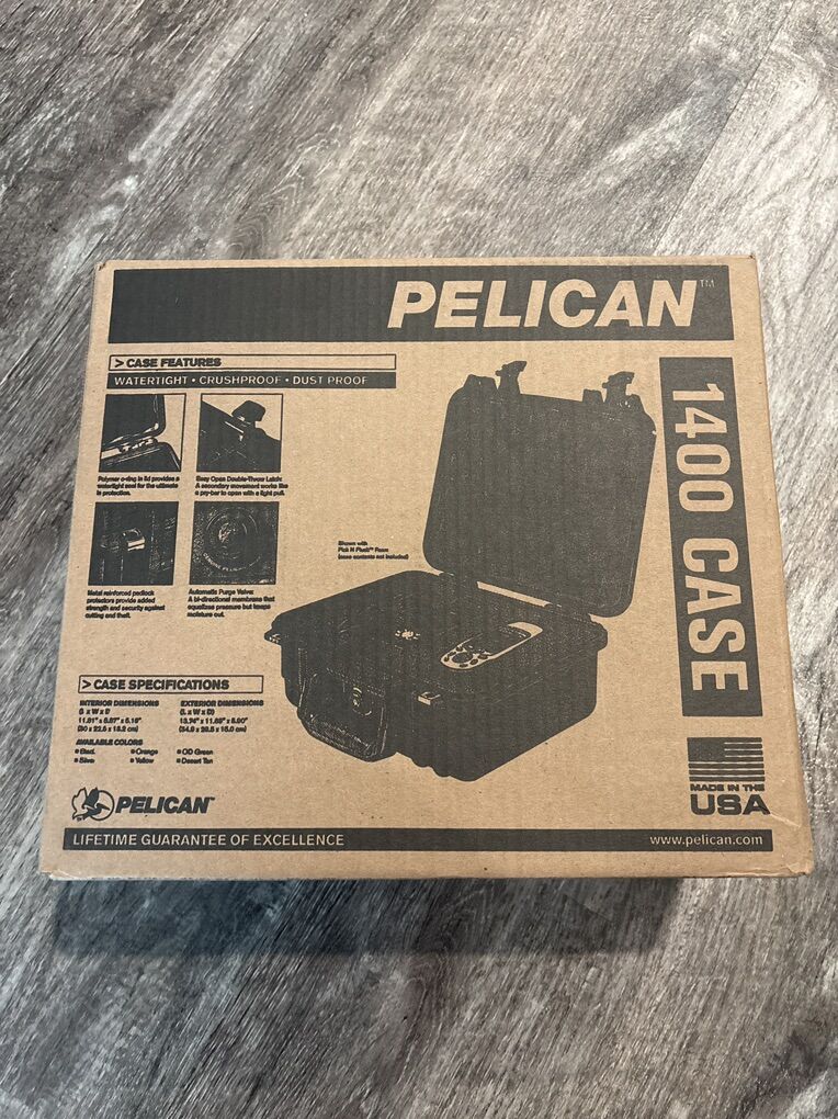 Pelican 1400 Protection Case w/ Foam