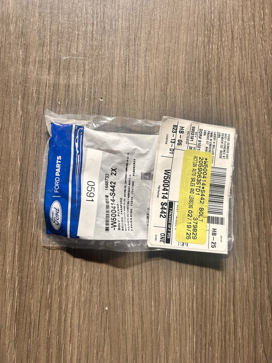 OEM Ford Bolts