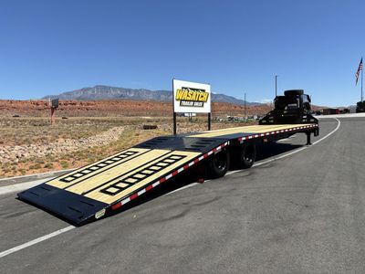 2026 Midsota Black 8.5X32 Dual Gooseneck Flatbed H