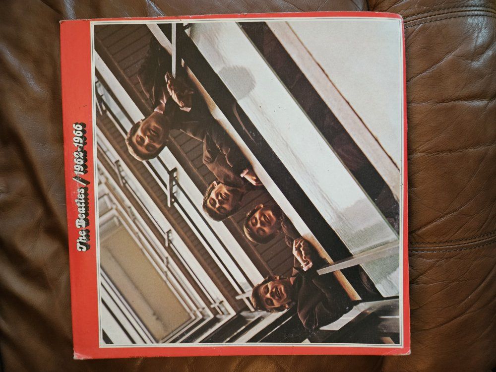 The Beatles 1962-1966 Red Album Vinyl Record (1973 Apple Records)