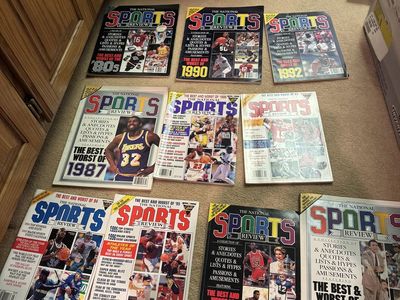 The National Sports Review Magazines: Best & Worst of '80s, '87, '88, '90, '91, '92, '94, '95, '96.