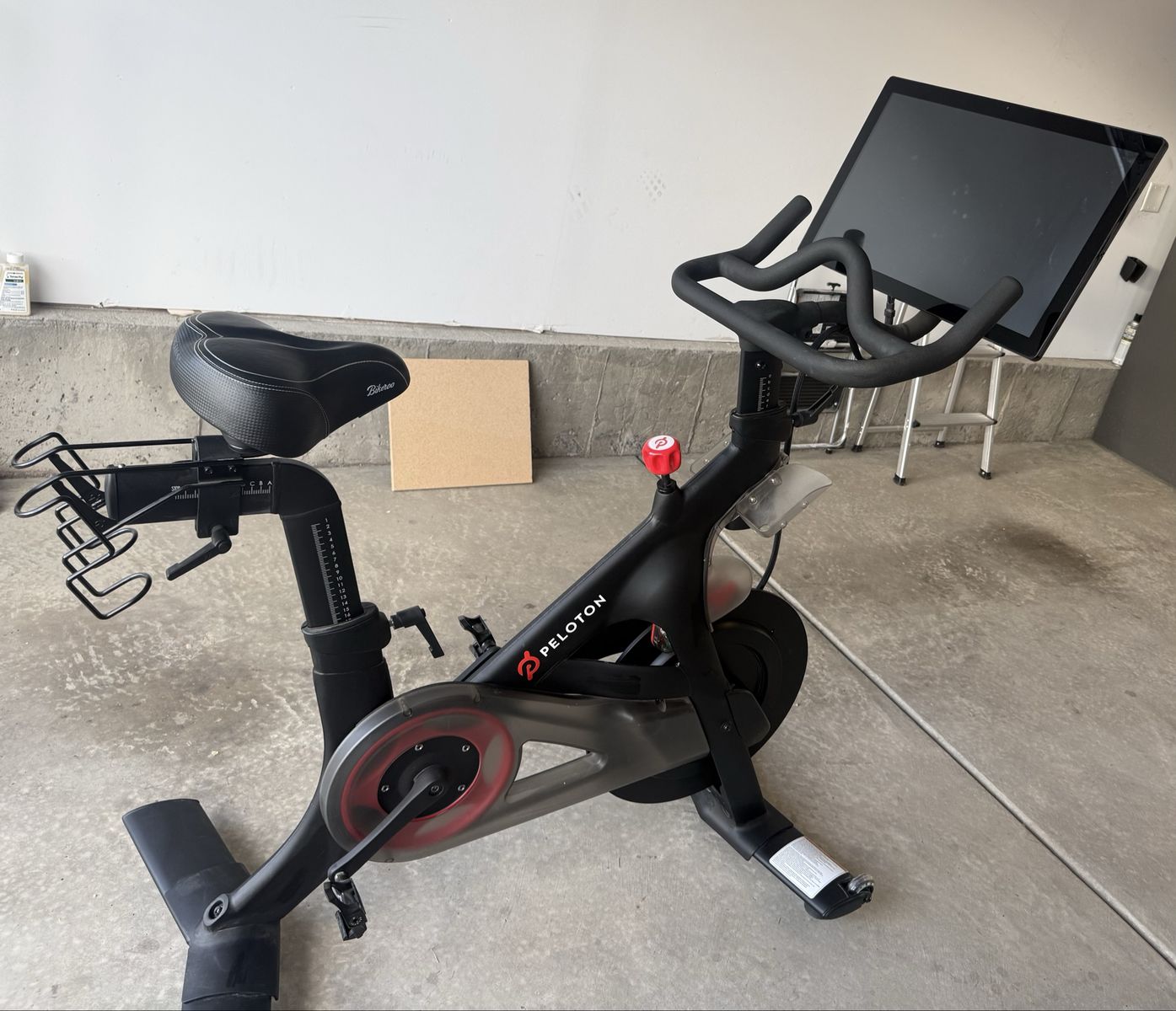 Peloton Bike w/ Cover - Like New!