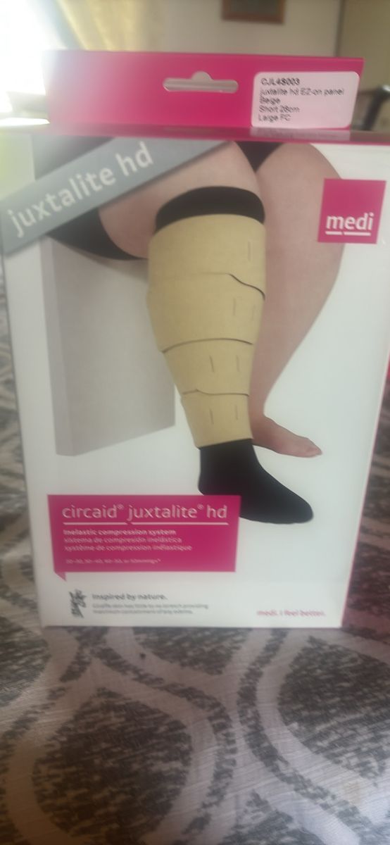 Medi Circaid Juxtalite HD Compression Wraps, Large FC, Short 28cm, Beige