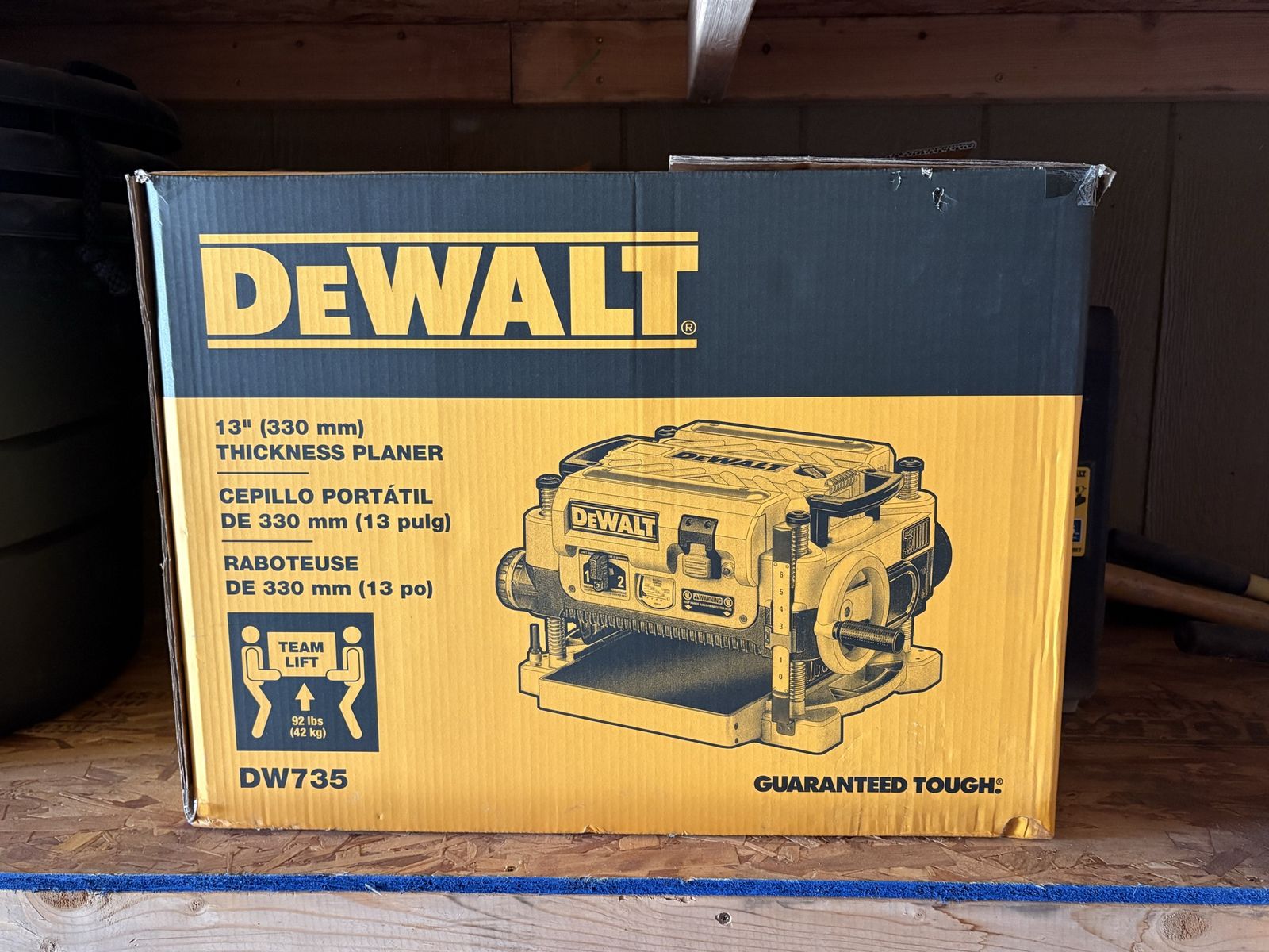 13 inch DeWalt planner