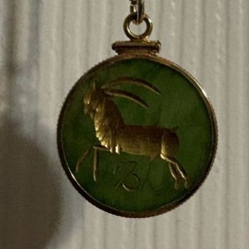 Vintage Capricorn Necklace