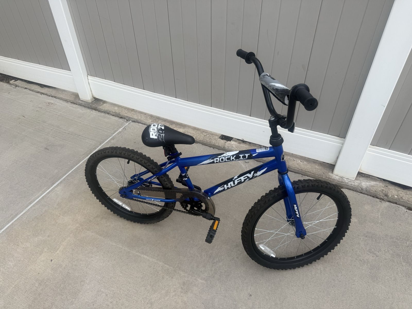 Huffy Rock It Blue Kids' BMX Bike, 20-inch Wheels