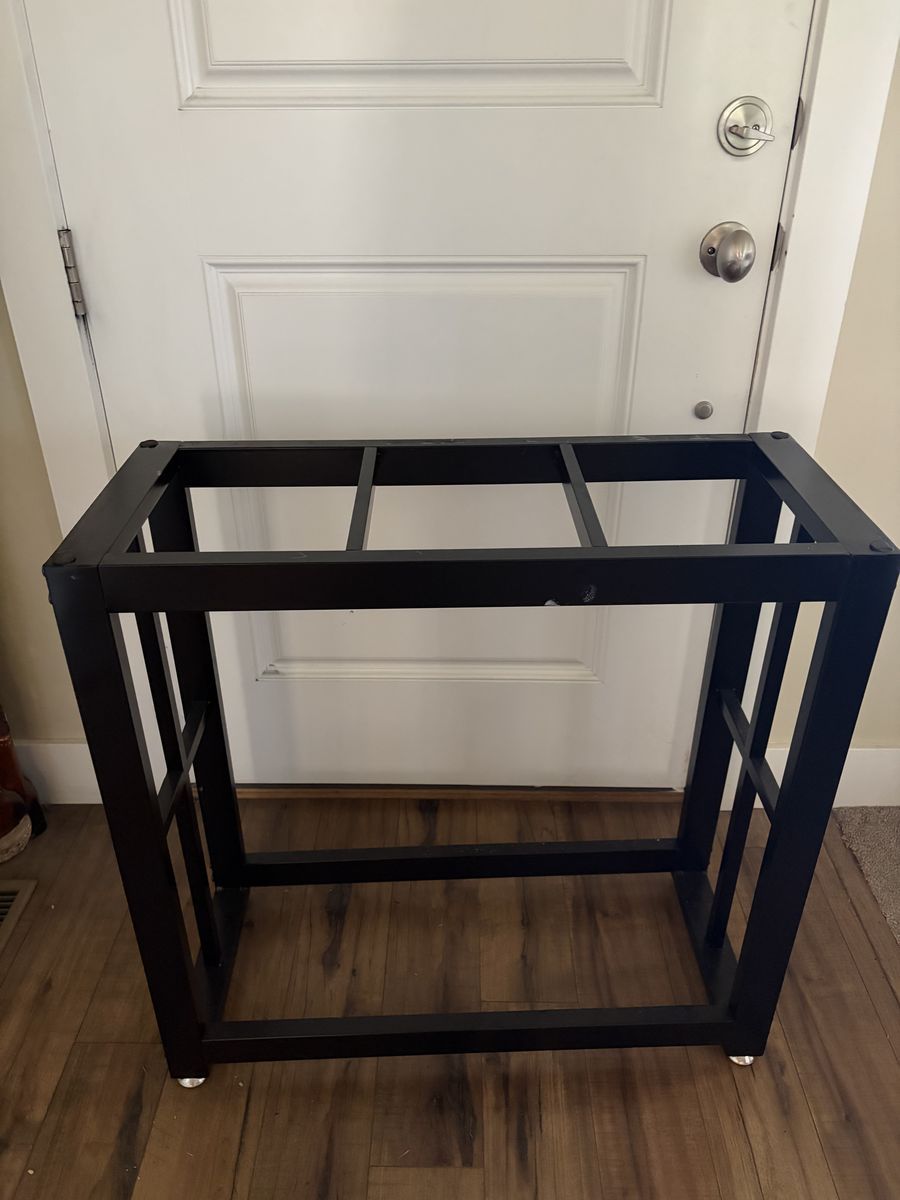 Black Metal Aquarium / Fish Tank Stand Frame