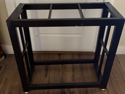 Black Metal Aquarium / Fish Tank Stand Frame