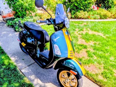 Vespa 300 GTS British racing series.