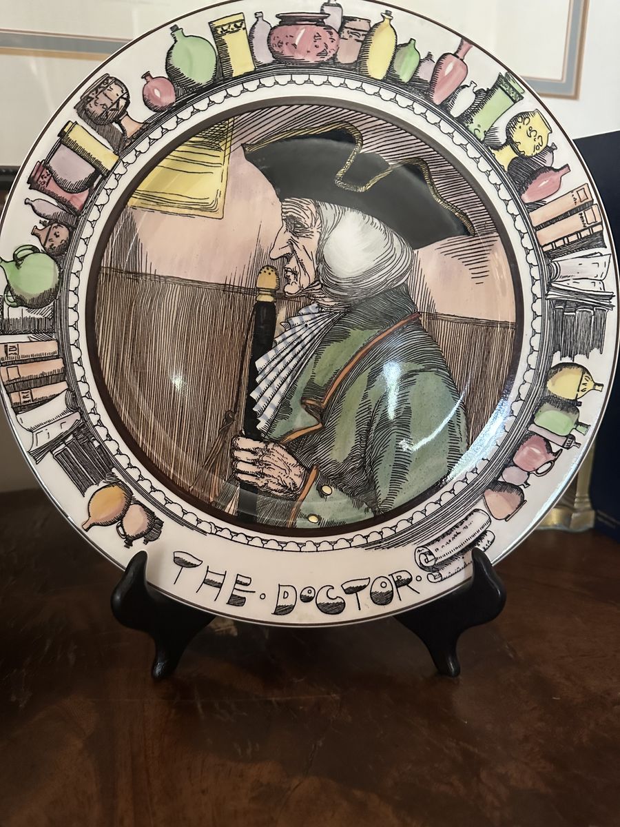 Royal Doulton “The Doctor” Cabinet Plate – D6281 – Made in England