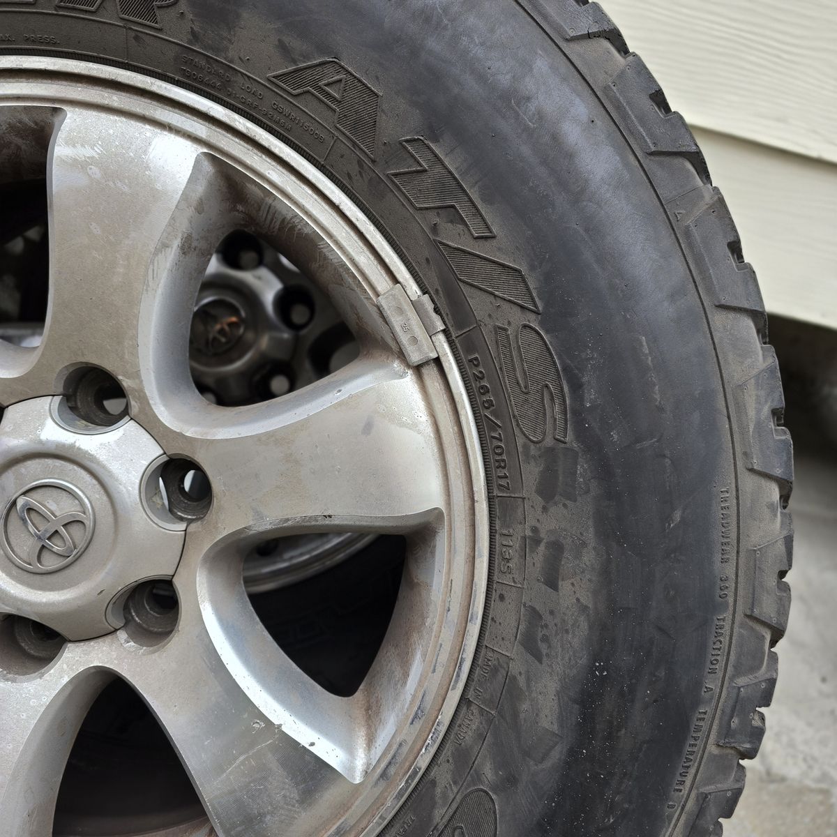 Wheels and tires 17 in