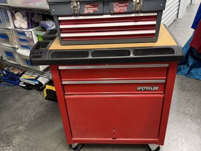 Toolboxes with Lock and Tools Incuded