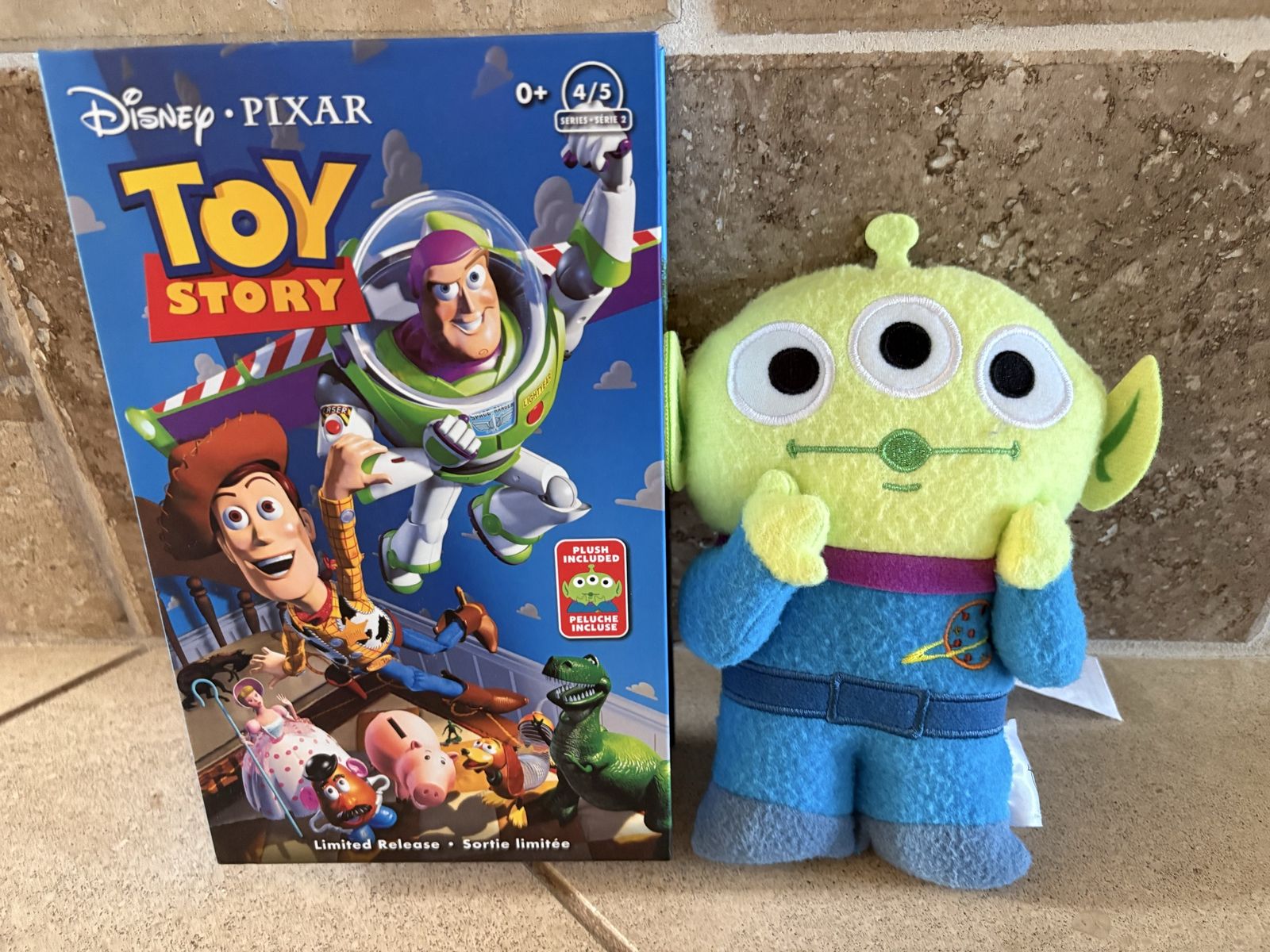 Disney Parks Toy Story Alien Plush Toy in VHS Box